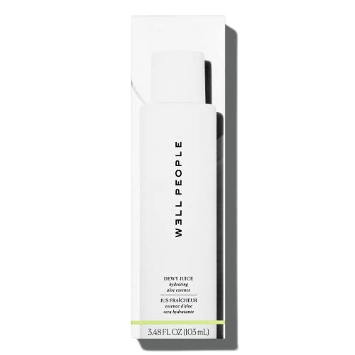 Well People Dewy Juice Hydrating Aloe Essence - Rose Water Toner for Refreshing & Soothing Skin, Vegan & Cruelty-Free Avelisse