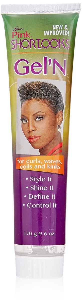 Luster's ShortLooks Gel'n 6oz - Firm Hold Styling Gel for Short Hair - görsel 1