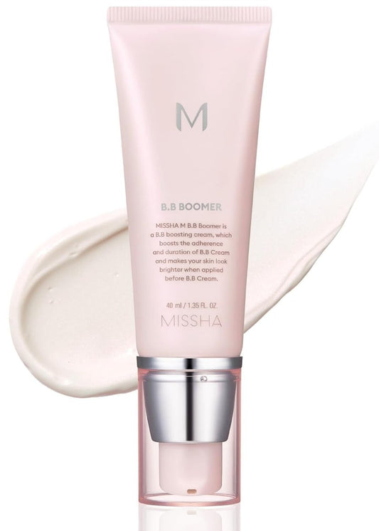 MISSHA M BB Boomer Primer for Face - Creamy-Soft Illuminating Makeup Primer for Dewy Finish, Hydrating Radiant Cream, Glass Skin, 1.35 Fl Oz Avelisse