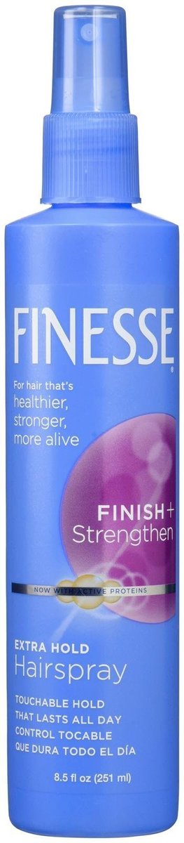 Finesse Finish + Strengthen Extra Hold Non-Aerosol Hair Spray, 8.5 oz - görsel 2