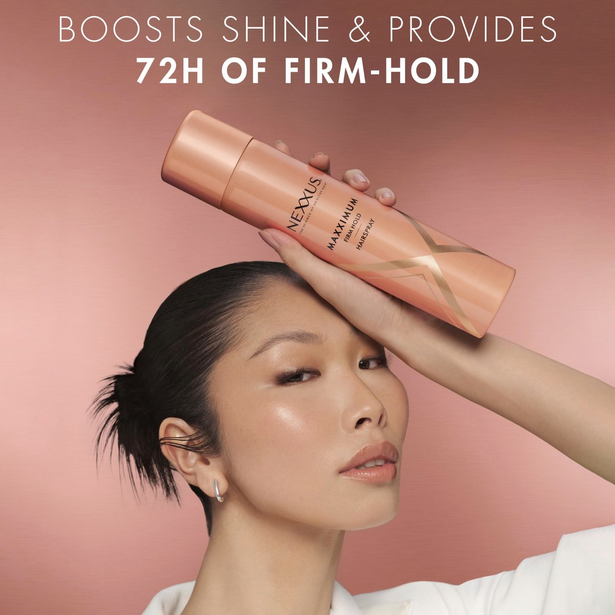 Nexxus Maxximum Finish Firm Hold Hairspray with STYLEPROTECT Technology, 10 oz - görsel 9