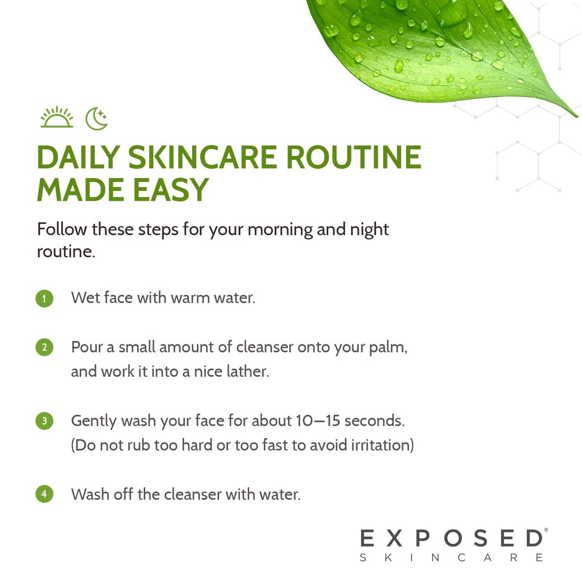 Exposed Skin Care Acne Facial Cleanser – Gentle Daily Face Wash with 0.5% Salicylic Acid for Sensitive & Acne-Prone Skin, Breakouts, Blackheads & Excess Oil – Natural, Non-Toxic & Cruelty Free (4 Fl Oz) Avelisse