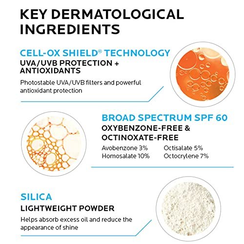 La Roche-Posay Anthelios Light Fluid Facial Sunscreen SPF 60 – Lightweight, Oil-Free & Oxybenzone-Free Face Sunscreen with Antioxidants, Travel Size 1.7 Fl Oz Avelisse