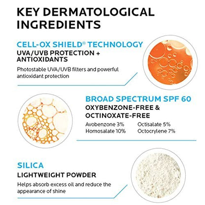 La Roche-Posay Anthelios Light Fluid Facial Sunscreen SPF 60 – Lightweight, Oil-Free & Oxybenzone-Free Face Sunscreen with Antioxidants, Travel Size 1.7 Fl Oz Avelisse