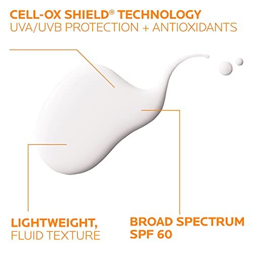 La Roche-Posay Anthelios Light Fluid Facial Sunscreen SPF 60 – Lightweight, Oil-Free & Oxybenzone-Free Face Sunscreen with Antioxidants, Travel Size 1.7 Fl Oz Avelisse