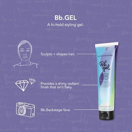 Bumble and bumble. Hair Gel Sculpting Medium - Flexible, Brushable, Flake-Free Finish for All Hair Types, 5 Fl Oz Avelisse