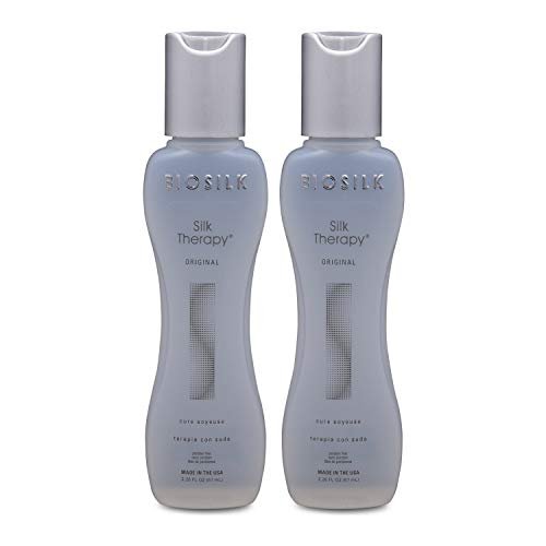 BioSilk Silk Therapy Cure 2.26 oz (Pack of 2) – Lightweight Hair Serum for Shine and Frizz Control Avelisse