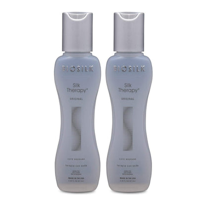 BioSilk Silk Therapy Cure 2.26 oz (Pack of 2) – Lightweight Hair Serum for Shine and Frizz Control Avelisse