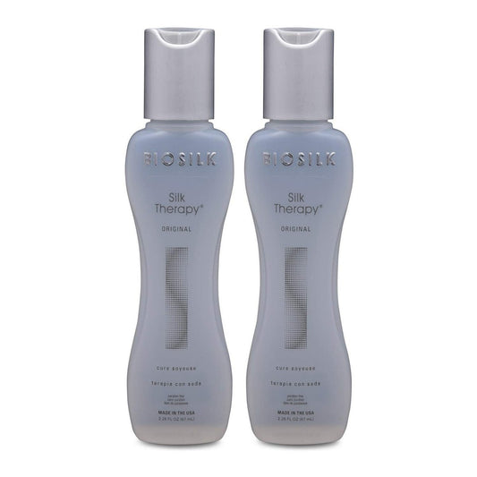 BioSilk Silk Therapy Cure 2.26 oz (Pack of 2) – Lightweight Hair Serum for Shine and Frizz Control Avelisse