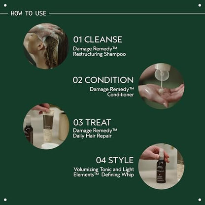 Aveda Damage Remedy Daily Hair Repair Leave-In Treatment, 3.4 Fl Oz Avelisse