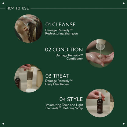 Aveda Damage Remedy Restructuring Conditioner for Damaged Hair - Repairs and Strengthens with Quinoa Protein, 6.7 fl oz Avelisse