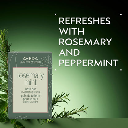 Aveda Rosemary Mint Bath Bar Soap | Invigorating Aroma of Certified Organic Peppermint & Rosemary Avelisse
