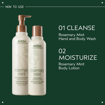 Aveda Rosemary Mint Body Lotion – Lightweight Cooling Moisturizer with Menthol, Organic Peppermint & Rosemary, 6.7 fl oz Avelisse