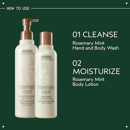Aveda Rosemary Mint Body Lotion – Lightweight Cooling Moisturizer with Menthol, Organic Peppermint & Rosemary, 6.7 fl oz Avelisse