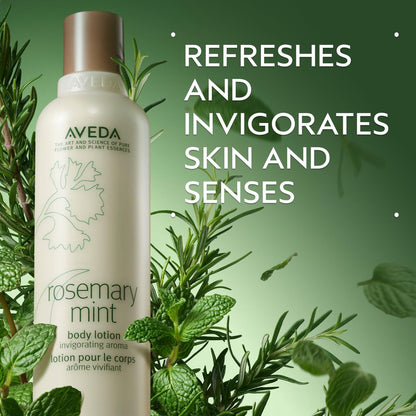 Aveda Rosemary Mint Body Lotion – Lightweight Cooling Moisturizer with Menthol, Organic Peppermint & Rosemary, 6.7 fl oz Avelisse