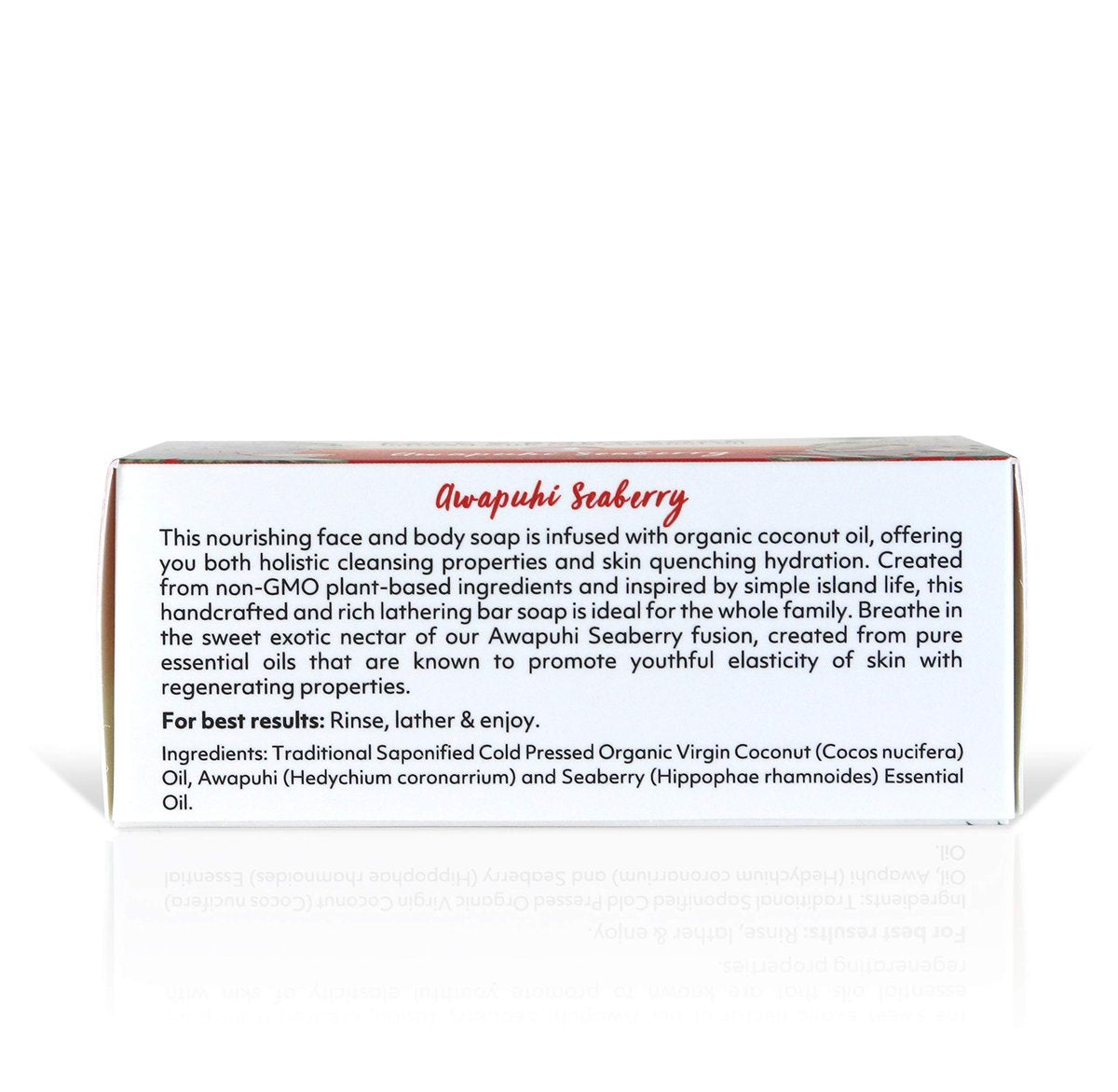 Organic Fiji Coco Fiji Soap Bar for Face and Body - Infused with Organic Coconut Oil, Awapuhi Seaberry, Essential Oil - Natural Moisturizing & Pore Purifying Soap, 7 oz, Pack of 2 - görsel 3