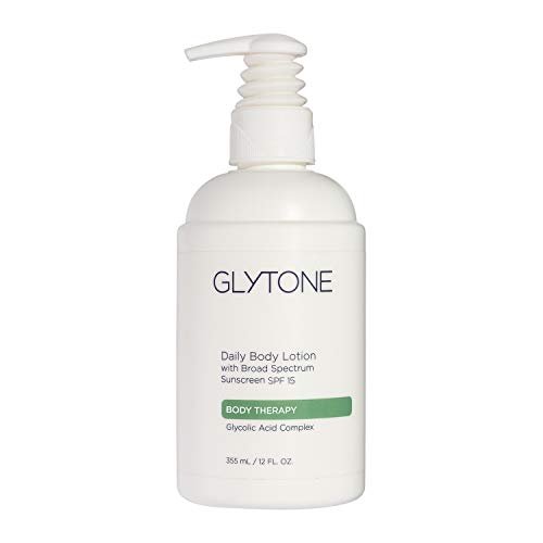 Glytone Daily Body Lotion with SPF 15 – Broad Spectrum Sunscreen & Glycolic Acid Moisturizer for Sensitive Skin, 12 oz Avelisse