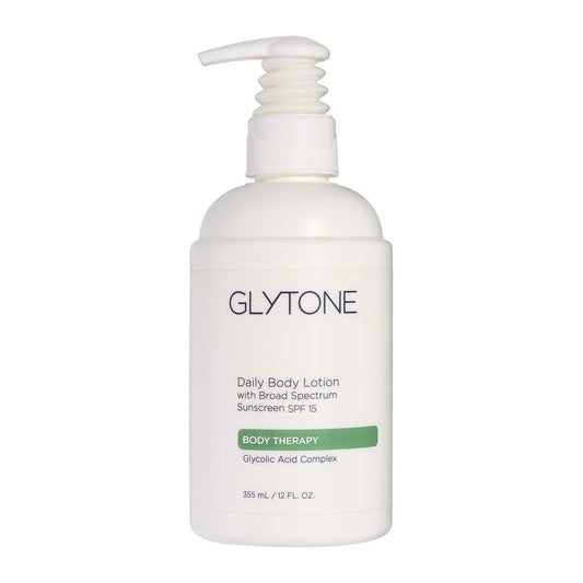 Glytone Daily Body Lotion with SPF 15 – Broad Spectrum Sunscreen & Glycolic Acid Moisturizer for Sensitive Skin, 12 oz Avelisse