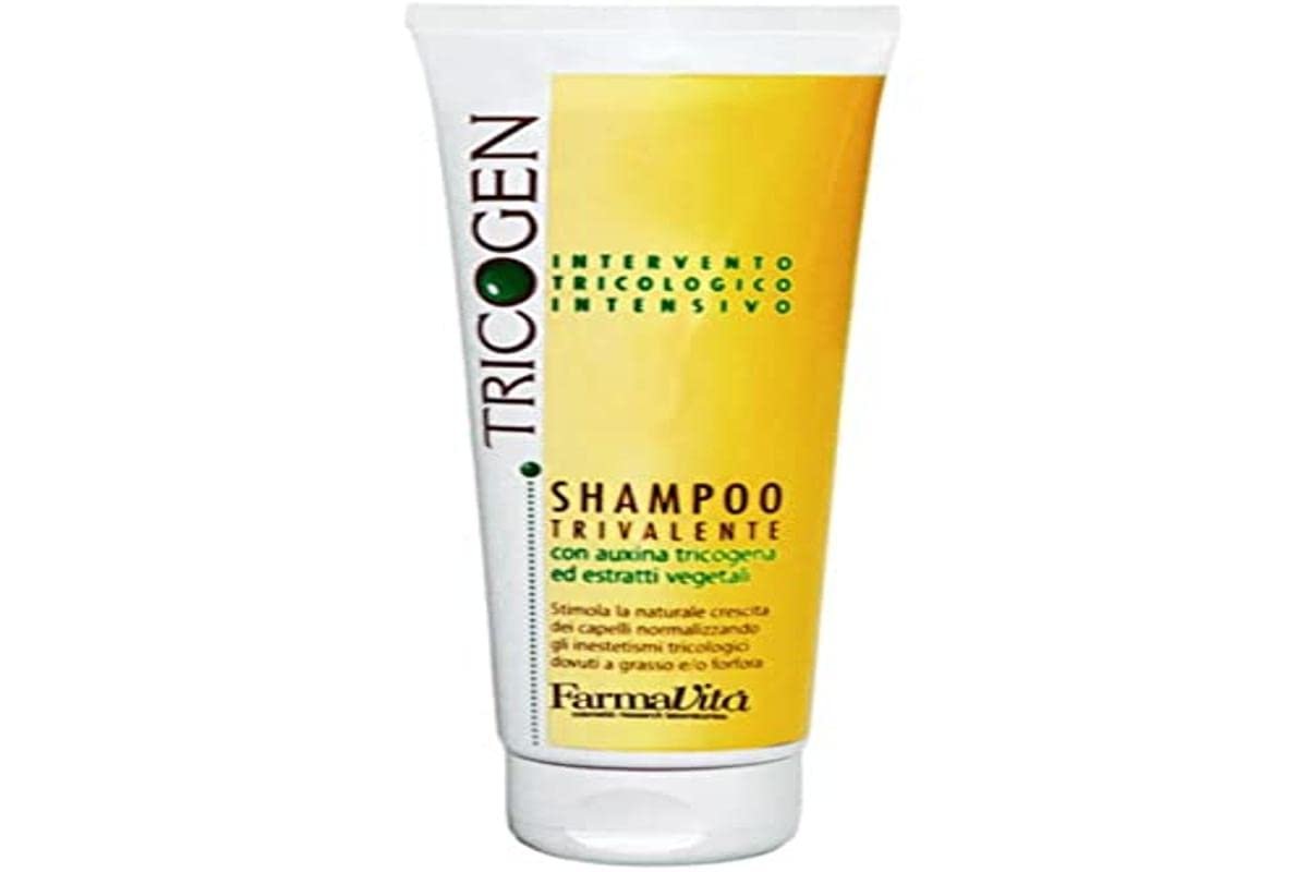 FarmaVita Tricogen Shampoo – 8 oz Hair Loss & Scalp Care Shampoo with Ketoconazole & Salicylic Acid - görsel 1