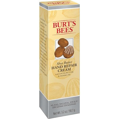 Burt's Bees Shea Butter Hand Repair Cream, 3.2 oz – Intensive Moisturizing Hand Cream