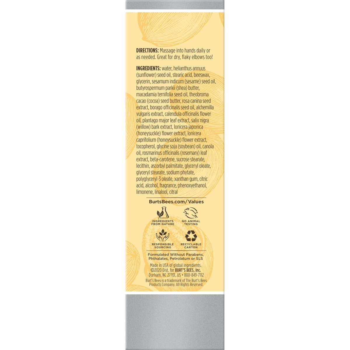 Burt's Bees Shea Butter Hand Repair Cream, 3.2 oz – Intensive Moisturizing Hand Cream - görsel 11