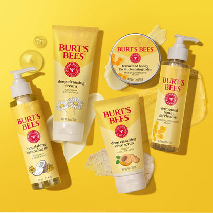 Burt's Bees Deep Cleansing Pore Scrub with Peach and Willow Bark, 12 oz (Pack of 3) Avelisse