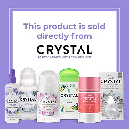Crystal Essence Lavender & White Tea Mineral Deodorant Roll-On – Aluminum Free, Paraben Free, Certified Cruelty Free & Vegan – 24 Hour Odor Protection, 3-Pack (2.25 Fl Oz Each) - görsel 9