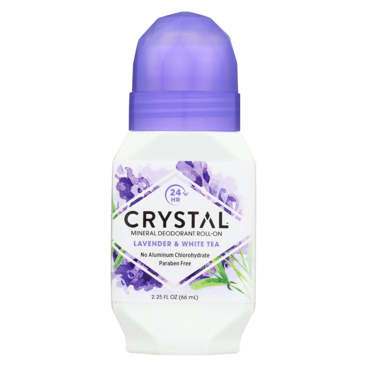 Crystal Mineral Deodorant Roll-On, Lavender & White Tea 2.25 oz (Pack of 2) – Natural Deodorant for Sensitive Skin - görsel 2