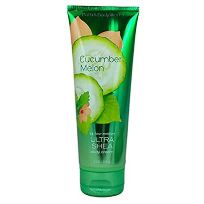 Bath & Body Works Signature Collection Cucumber Melon Body Cream - 8 oz | Hydrating Moisturizer