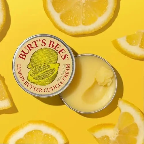 Burt’s Bees Lemon Butter Cuticle Cream, 100% Natural Origin Hand Cream, 3-Pack of 0.6 oz Tins Avelisse