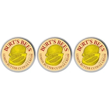 Burt’s Bees Lemon Butter Cuticle Cream, 100% Natural Origin Hand Cream, 3-Pack of 0.6 oz Tins Avelisse