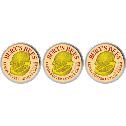 Burt’s Bees Lemon Butter Cuticle Cream, 100% Natural Origin Hand Cream, 3-Pack of 0.6 oz Tins Avelisse