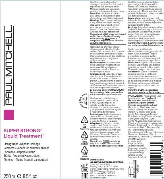 Paul Mitchell Super Strong Liquid Treatment - Strengthens & Repairs Damaged Hair, 8.5 fl. oz. Avelisse