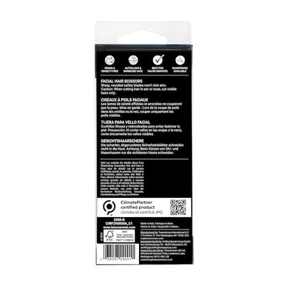Tweezerman Stainless Steel Facial Hair Scissors – Precision Eyebrow Trimming Avelisse