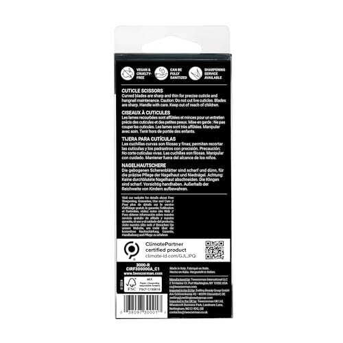 Tweezerman Cuticle Scissors – Precision Curved Stainless Steel Cuticle Trimmer for Salon-Quality Manicures at Home Avelisse