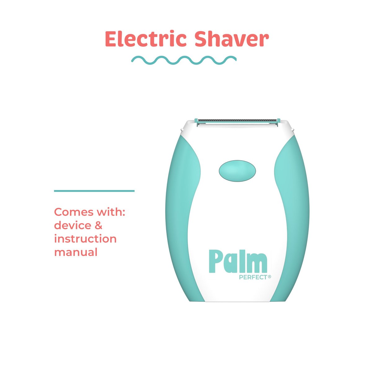 PalmPerfect Electric Shaver for Women – Bi-Directional Triple Blade Razor for Legs, Underarms & Bikini Line – Wet/Dry Portable Shaver with Non-Slip Rubber Grip – Battery Powered - görsel 10