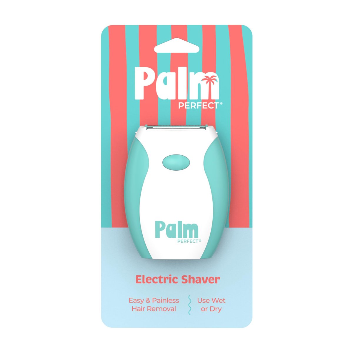 PalmPerfect Electric Shaver for Women – Bi-Directional Triple Blade Razor for Legs, Underarms & Bikini Line – Wet/Dry Portable Shaver with Non-Slip Rubber Grip – Battery Powered - görsel 6