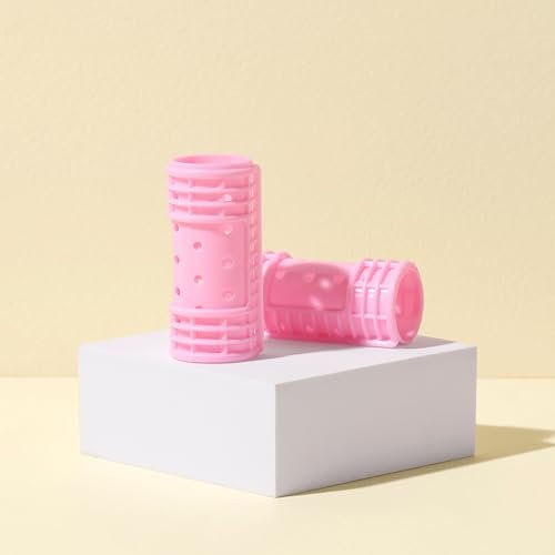Diane Snap-On Magnetic Rollers - 8 Pack Small Pink Hair Curlers for Voluminous Curls - görsel 6
