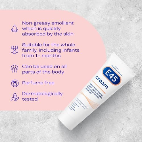 E45 Cream 50g - Dermatological Moisturizer for Dry Skin & Eczema - görsel 10