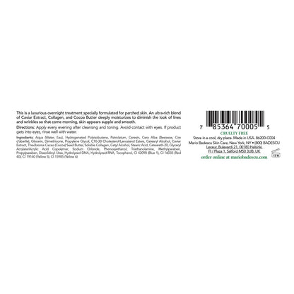 Mario Badescu Caviar Night Cream - Ultra-Rich Anti-Aging Face Cream with Caviar Extract & Elastin for Dry or Sensitive Skin, 1 oz Avelisse