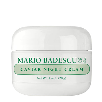 Mario Badescu Caviar Night Cream - Ultra-Rich Anti-Aging Face Cream with Caviar Extract & Elastin for Dry or Sensitive Skin, 1 oz Avelisse
