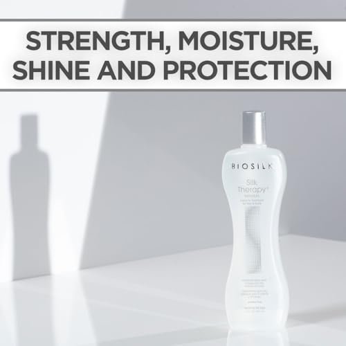 BioSilk Silk Therapy Original Leave-In Hair Treatment – 12 oz, Sulfate-Free & Paraben-Free Avelisse
