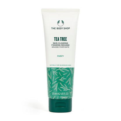 The Body Shop Tea Tree Skin Clearing Foaming Cleanser – Purifying Face Wash for Oily & Blemished Skin – Vegan – 4.2 Fl Oz Avelisse