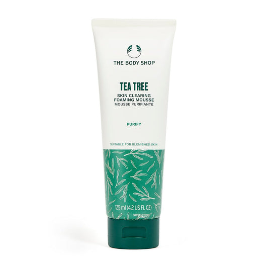The Body Shop Tea Tree Skin Clearing Foaming Cleanser – Purifying Face Wash for Oily & Blemished Skin – Vegan – 4.2 Fl Oz Avelisse
