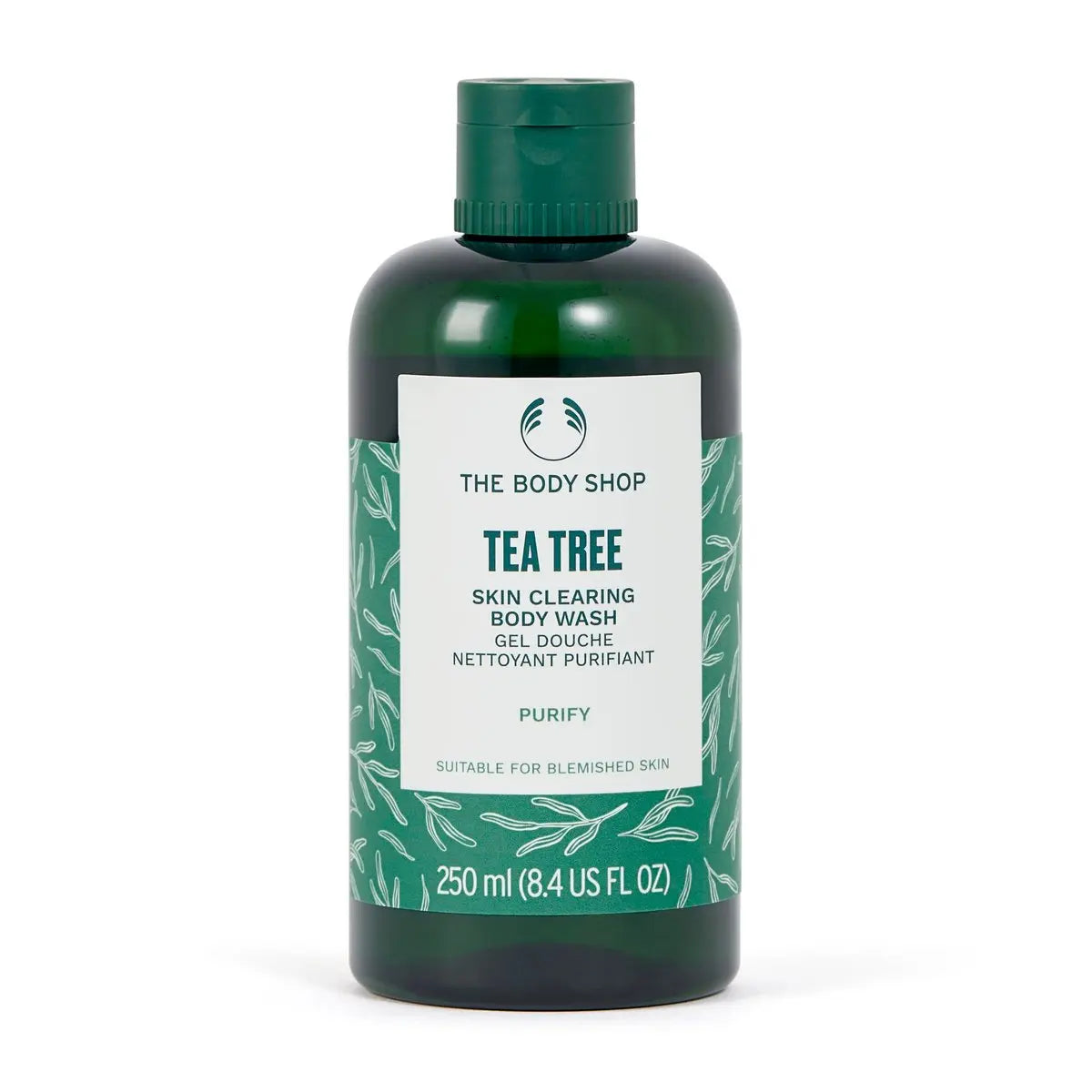 The Body Shop Tea Tree Skin Clearing Body Wash – Daily Wash for Clearer Looking Skin – For Oily, Blemished Skin – 8.4 oz Avelisse