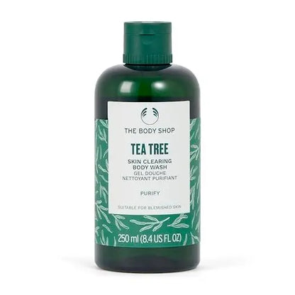 The Body Shop Tea Tree Skin Clearing Body Wash – Daily Wash for Clearer Looking Skin – For Oily, Blemished Skin – 8.4 oz Avelisse