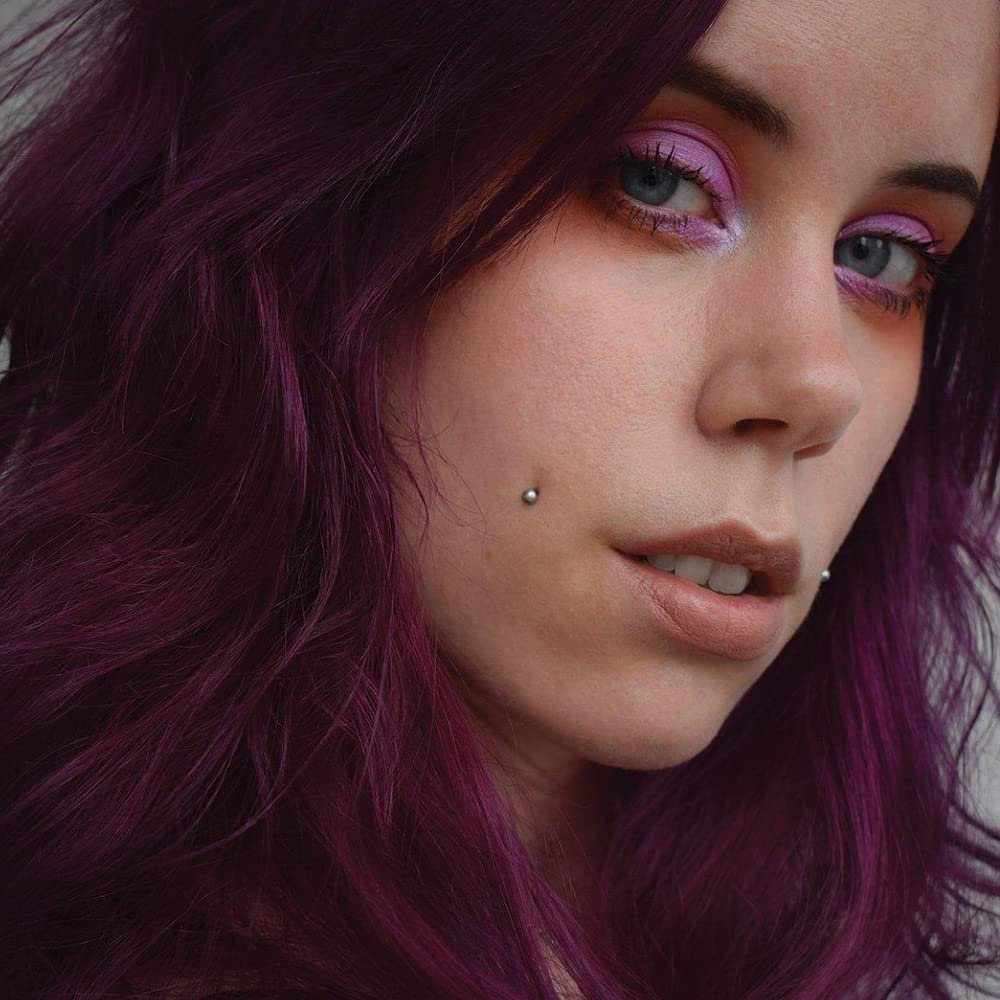 MANIC PANIC Classic Fuschia Shock Semi-Permanent Hair Color - 4 oz Vibrant Dark Pink Dye for Women & Men, Vegan & Cruelty-Free Avelisse