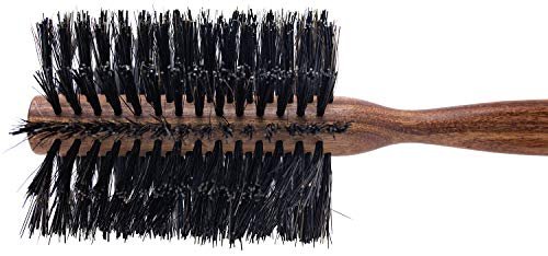 Spornette Italian Rounder Boar Bristle Round Hair Brush – Large 3-Inch Wooden Brush for Blow Drying, Styling & Volumizing for Women & Men Avelisse