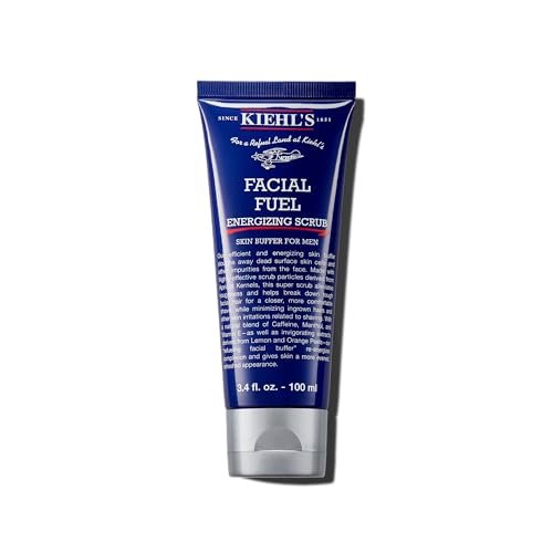Kiehl's Facial Fuel Exfoliating Face Scrub for Men – 3.4 fl oz Avelisse