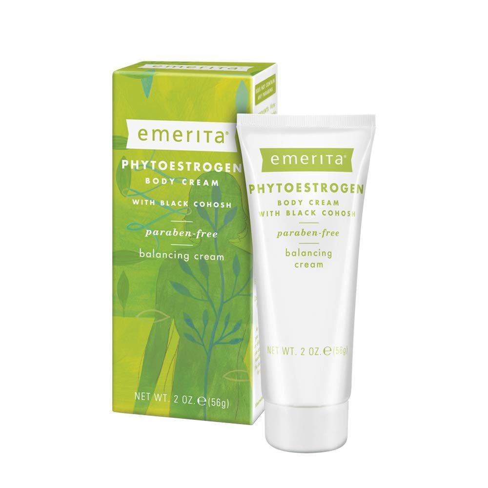 Emerita Phytoestrogen Body Cream – 2 oz Natural Moisturizer with Plant-Based Estrogen Avelisse